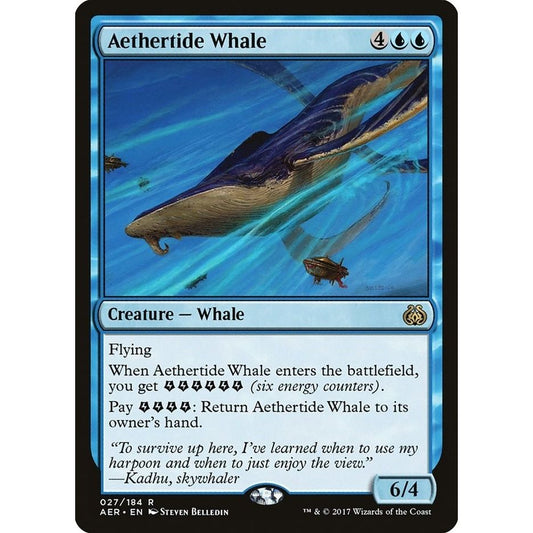 Image for Aethertide Whale (27) (AER) - Magic: The Gathering