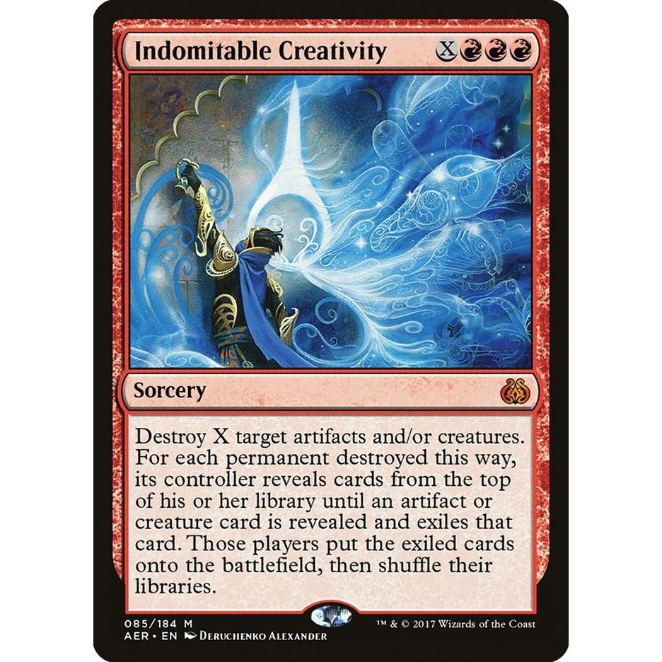 Image for Indomitable Creativity (85) (AER) - Magic: The Gathering