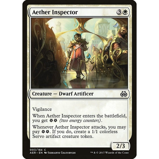 Image for Aether Inspector (3) (AER) - Magic: The Gathering