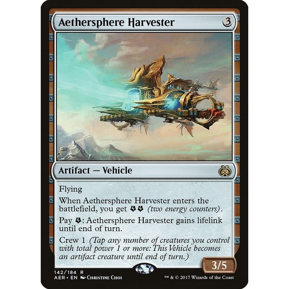 Image for Aethersphere Harvester (142) (AER) - Magic: The Gathering