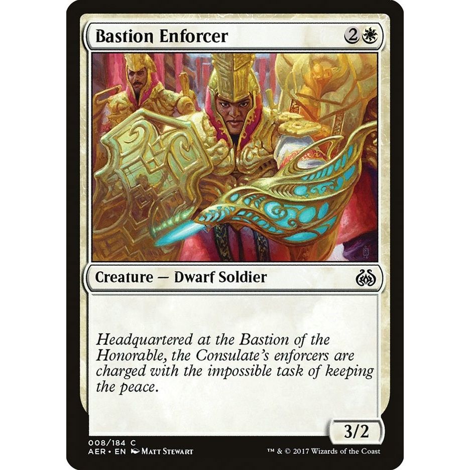 Image for Bastion Enforcer (8) (AER) - Magic: The Gathering