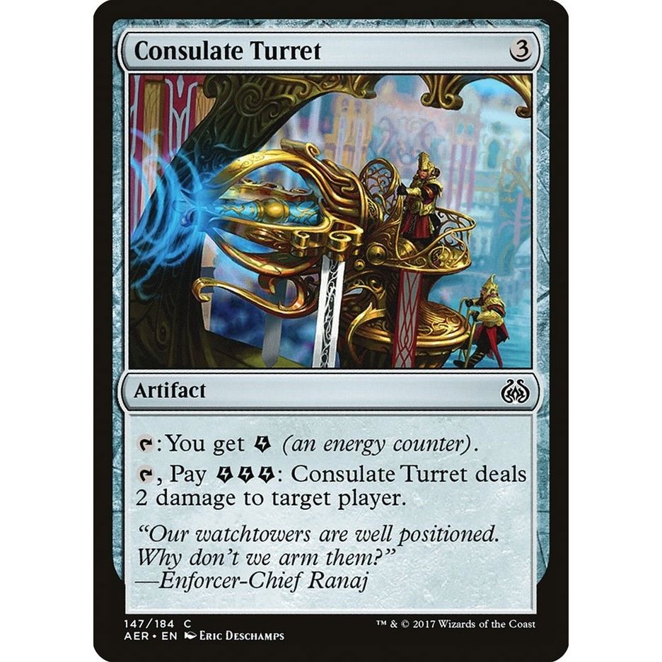 Image for Consulate Turret (147) (AER) - Magic: The Gathering