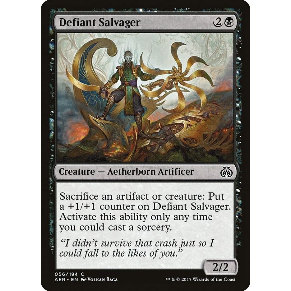 Image for Defiant Salvager (56) (AER) - Magic: The Gathering