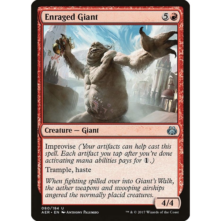 Image for Enraged Giant (80) (AER) - Magic: The Gathering