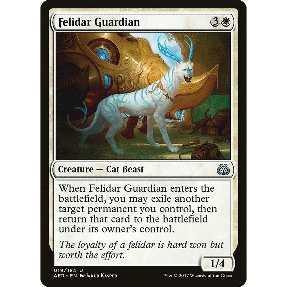 Image for Felidar Guardian (19) (AER) - Magic: The Gathering