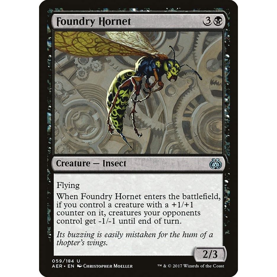 Image for Foundry Hornet (59) (AER) - Magic: The Gathering