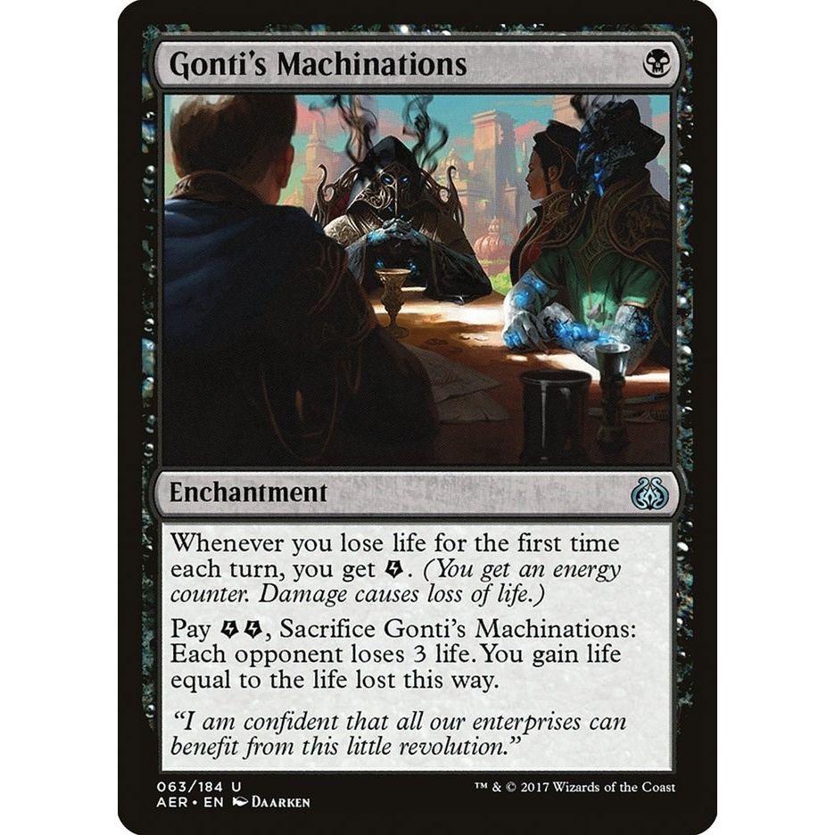 Image for Gonti's Machinations (63) (AER) - Magic: The Gathering