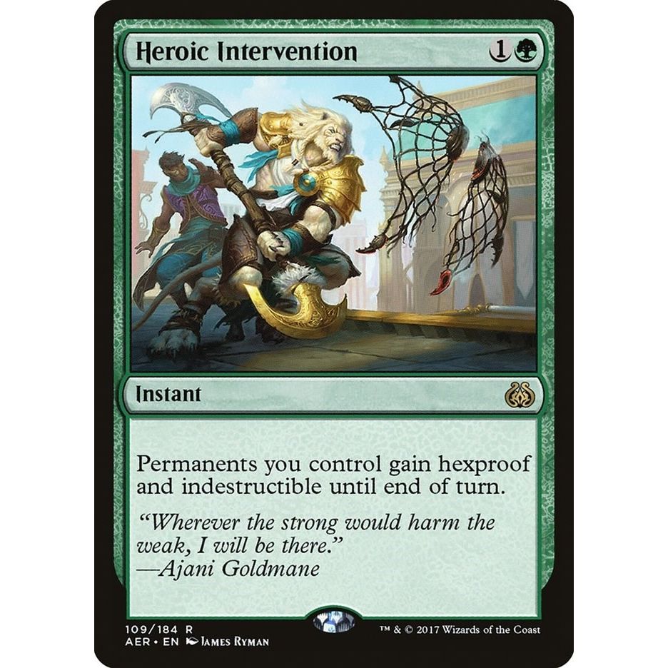 Image for Heroic Intervention (109) (AER) - Magic: The Gathering