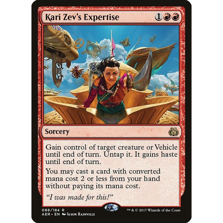 Image for Kari Zev's Expertise (88) (AER) - Magic: The Gathering