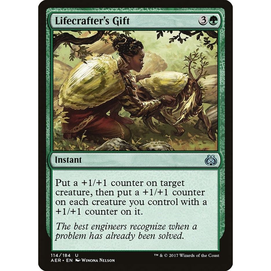 Image for Lifecrafter's Gift (114) (AER) - Magic: The Gathering