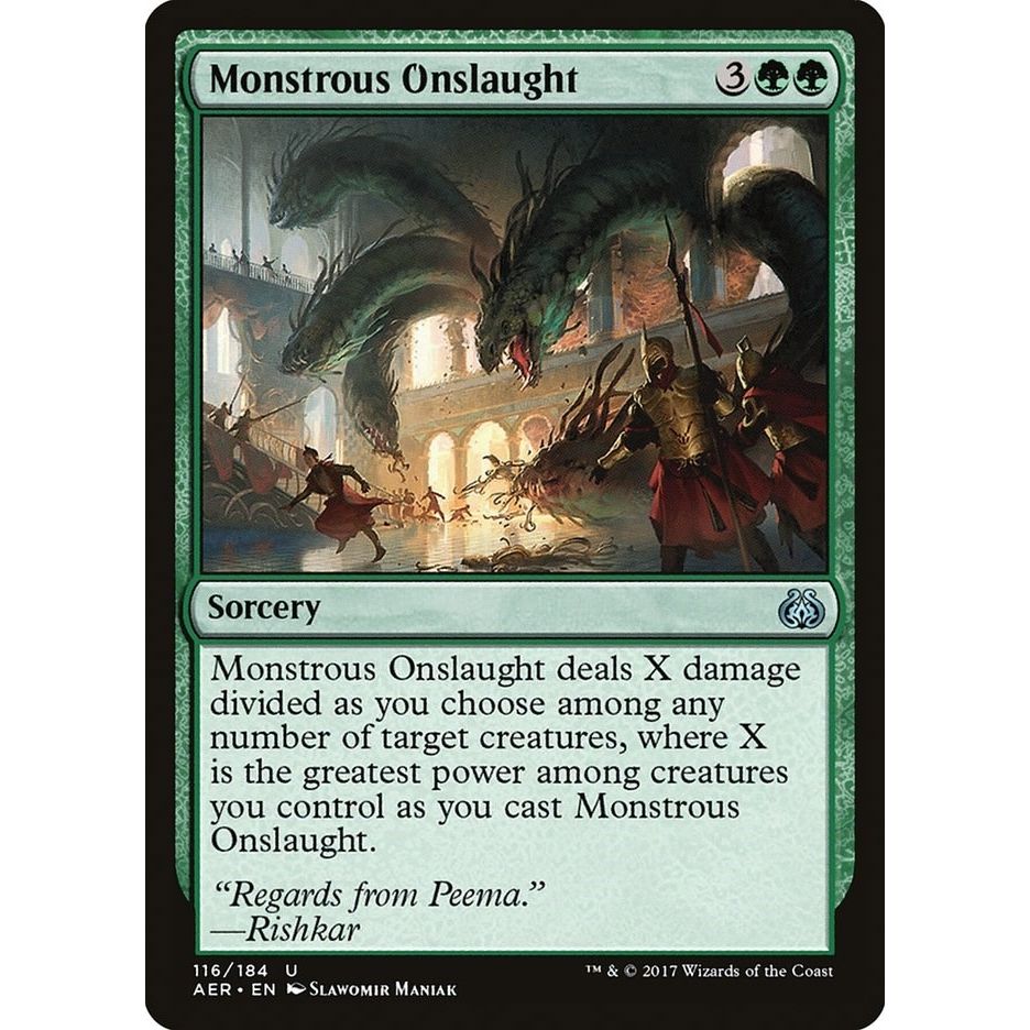 Image for Monstrous Onslaught (116) (AER) - Magic: The Gathering
