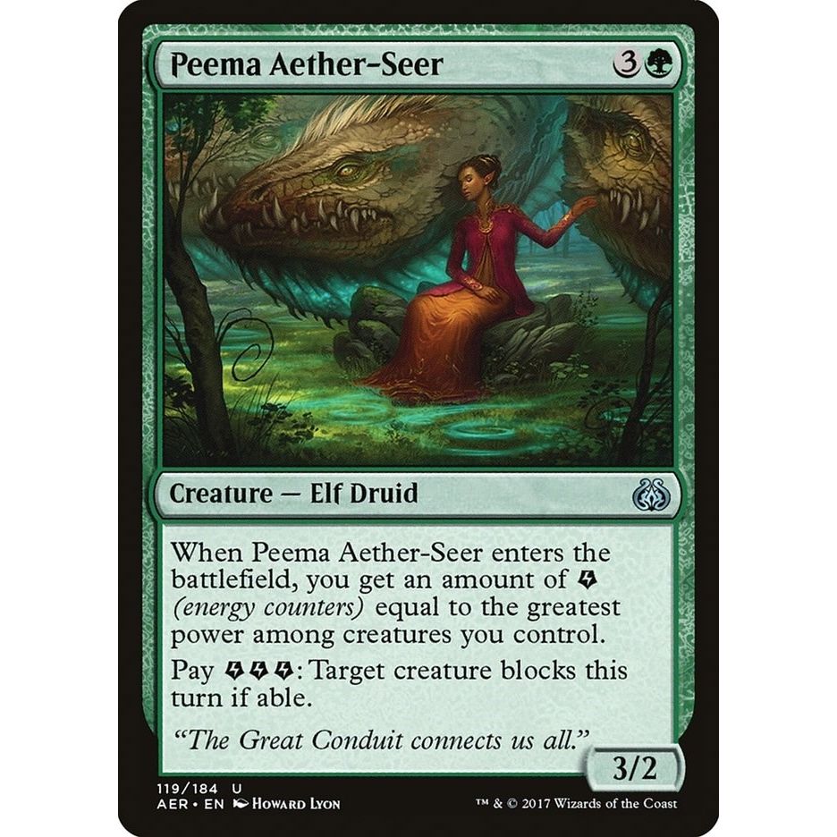Image for Peema Aether-Seer (119) (AER) - Magic: The Gathering