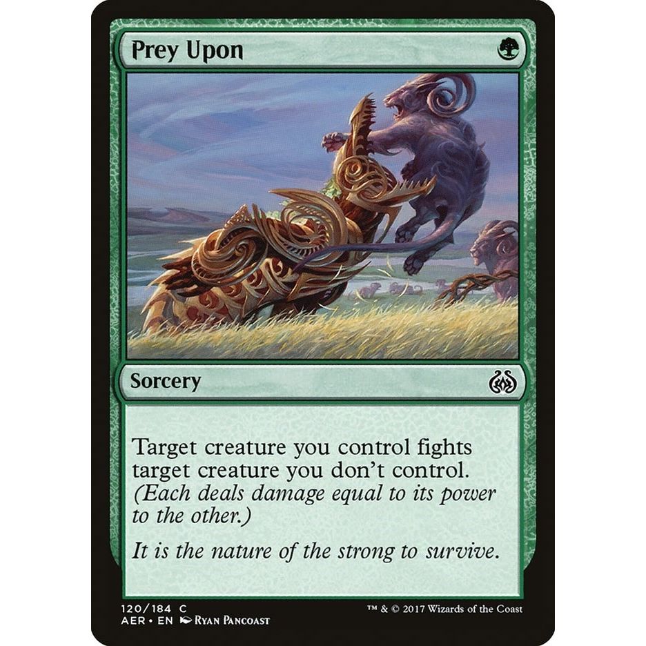 Image for Prey Upon (120) (AER) - Magic: The Gathering