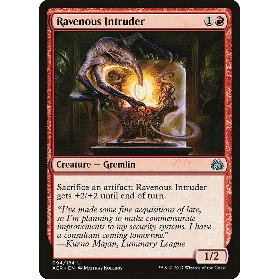 Image for Ravenous Intruder (94) (AER) - Magic: The Gathering