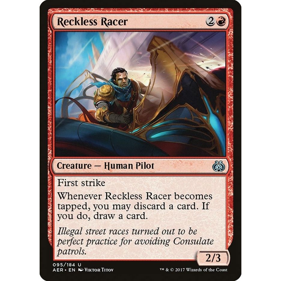 Image for Reckless Racer (95) (AER) - Magic: The Gathering