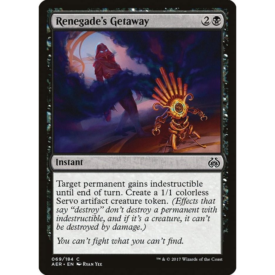 Image for Renegade's Getaway (69) (AER) - Magic: The Gathering