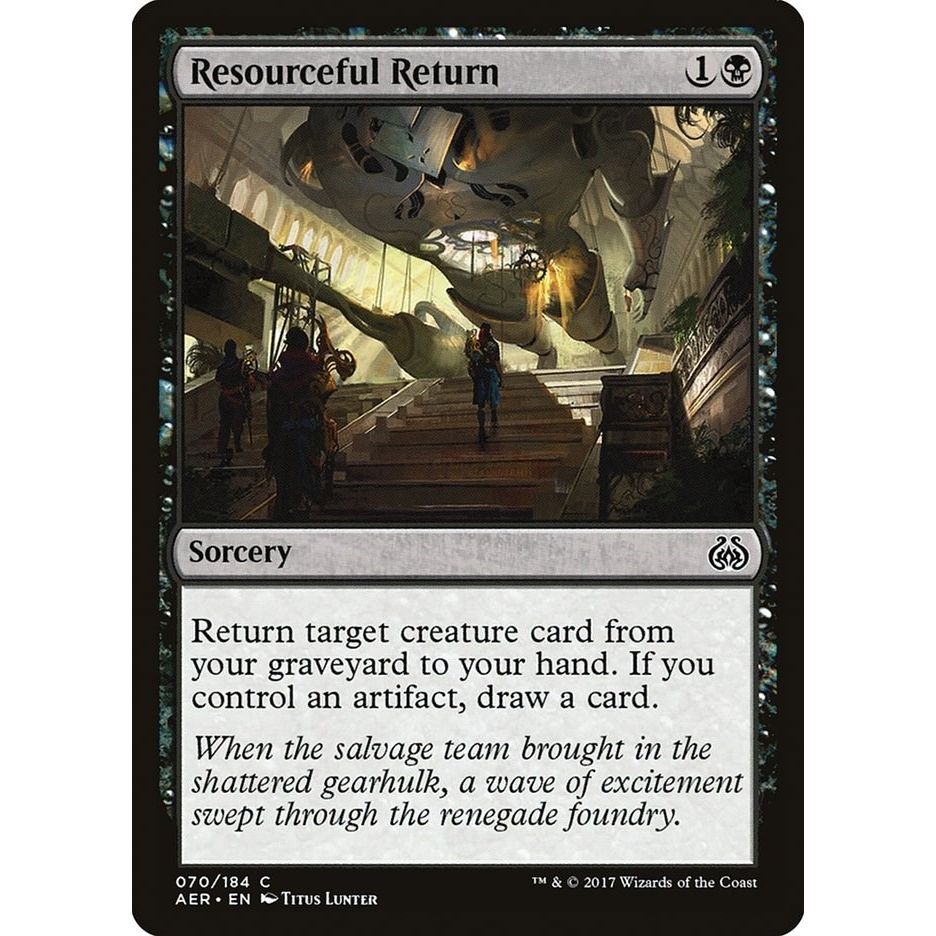 Image for Resourceful Return (70) (AER) - Magic: The Gathering