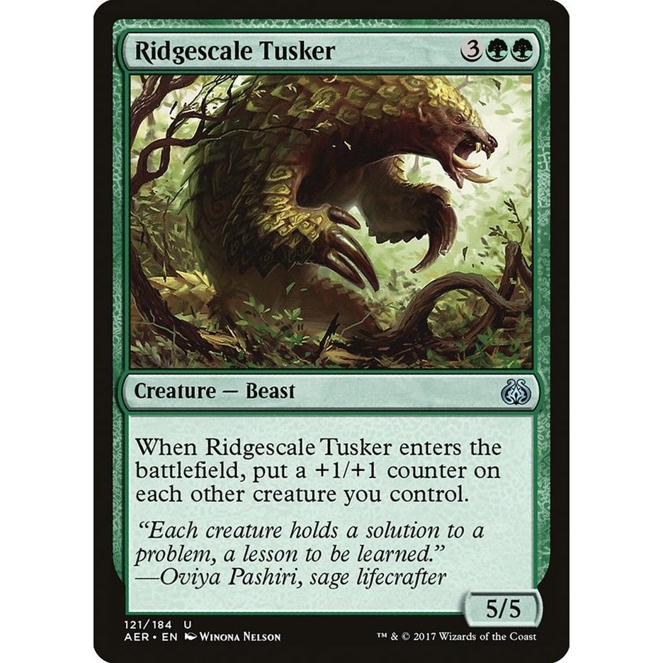 Image for Ridgescale Tusker (121) (AER) - Magic: The Gathering