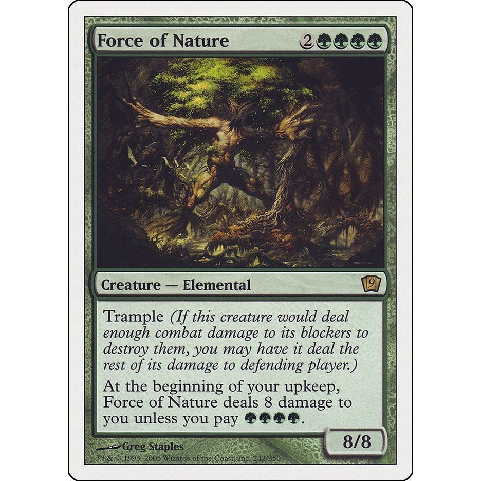 Image for Force of Nature (242) (9ED) - Magic: The Gathering