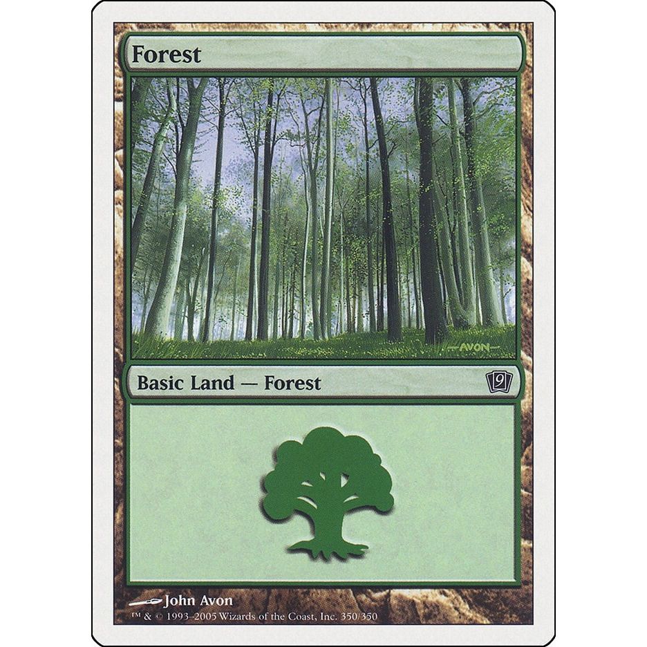 Image for Forest (350) (350) (9ED) - Magic: The Gathering