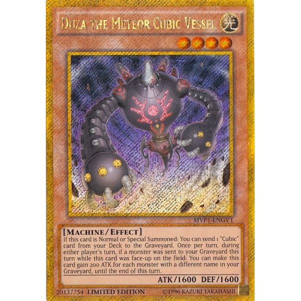 Image for Duza the Meteor Cubic Vessel (MVP1-ENGV1) (MVP1-ENG) - YuGiOh