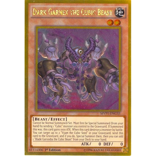 Image for Dark Garnex the Cubic Beast (MVP1-ENG33) (MVP1-ENG) - YuGiOh