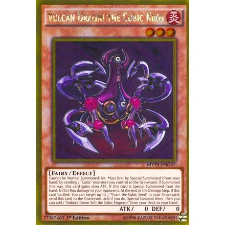 Image for Vulcan Dragni the Cubic King (MVP1-ENG37) (MVP1-ENG) - YuGiOh