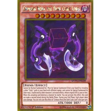 Image for Crimson Nova the Dark Cubic Lord (MVP1-ENG39) (MVP1-ENG) - YuGiOh