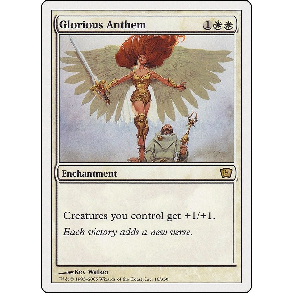Image for Glorious Anthem (16) (9ED) - Magic: The Gathering