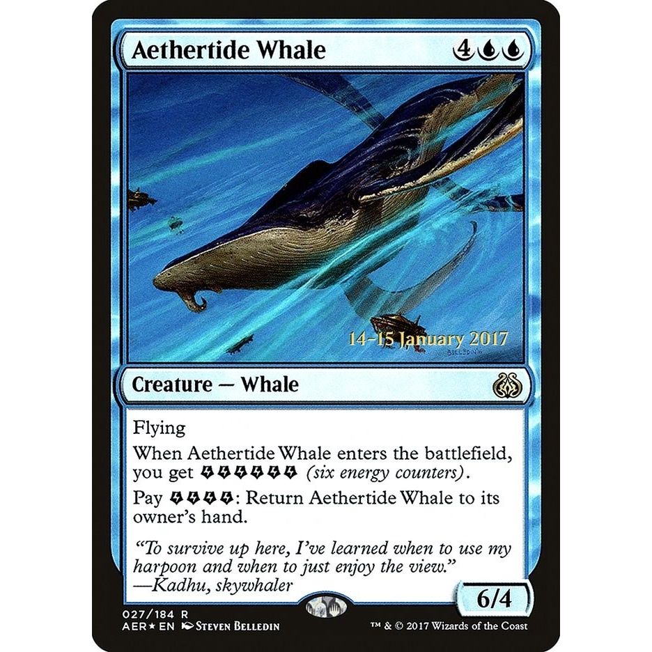 Image for Aethertide Whale (27) (PRE) - Magic: The Gathering