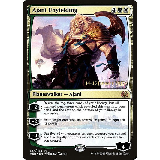 Image for Ajani Unyielding (127) (PRE) - Magic: The Gathering