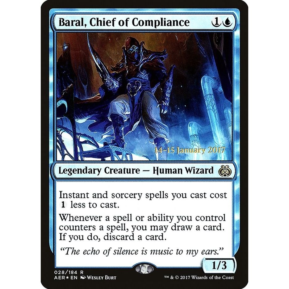 Image for Baral, Chief of Compliance (28) (PRE) - Magic: The Gathering