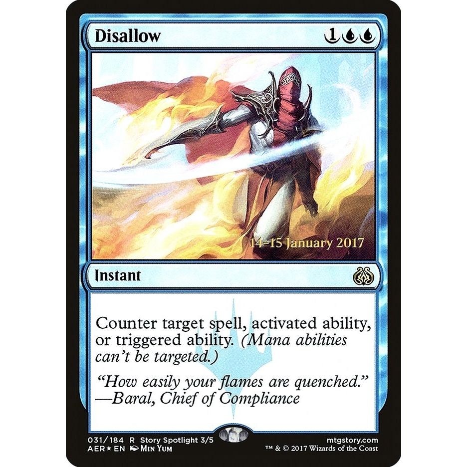 Image for Disallow (31) (PRE) - Magic: The Gathering