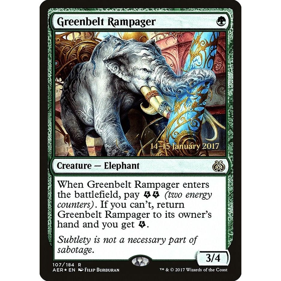 Image for Greenbelt Rampager (107) (PRE) - Magic: The Gathering