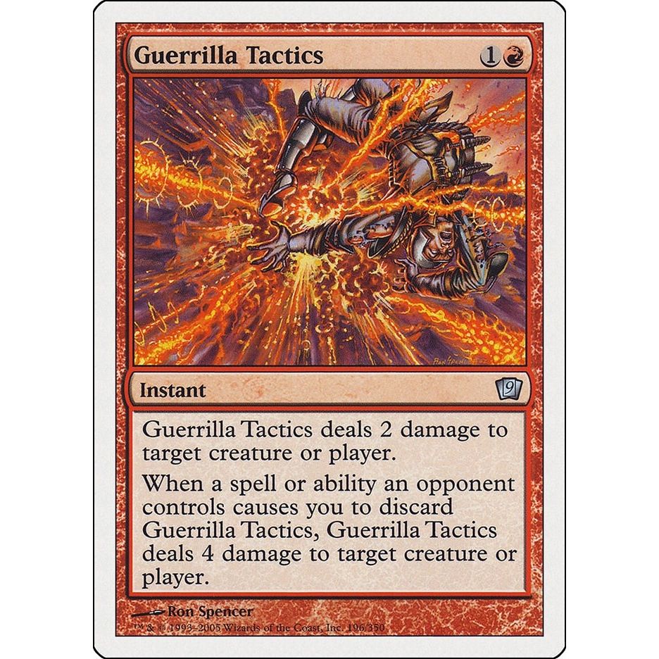 Image for Guerrilla Tactics (196) (9ED) - Magic: The Gathering