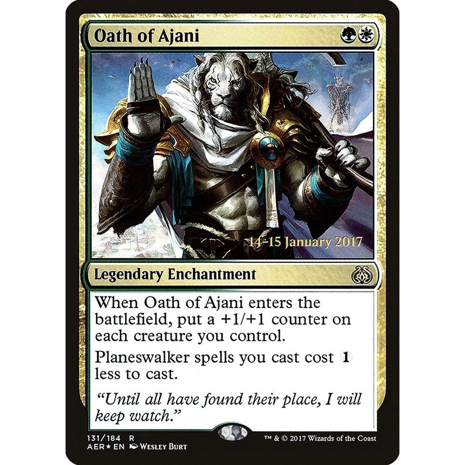 Image for Oath of Ajani (131) (PRE) - Magic: The Gathering