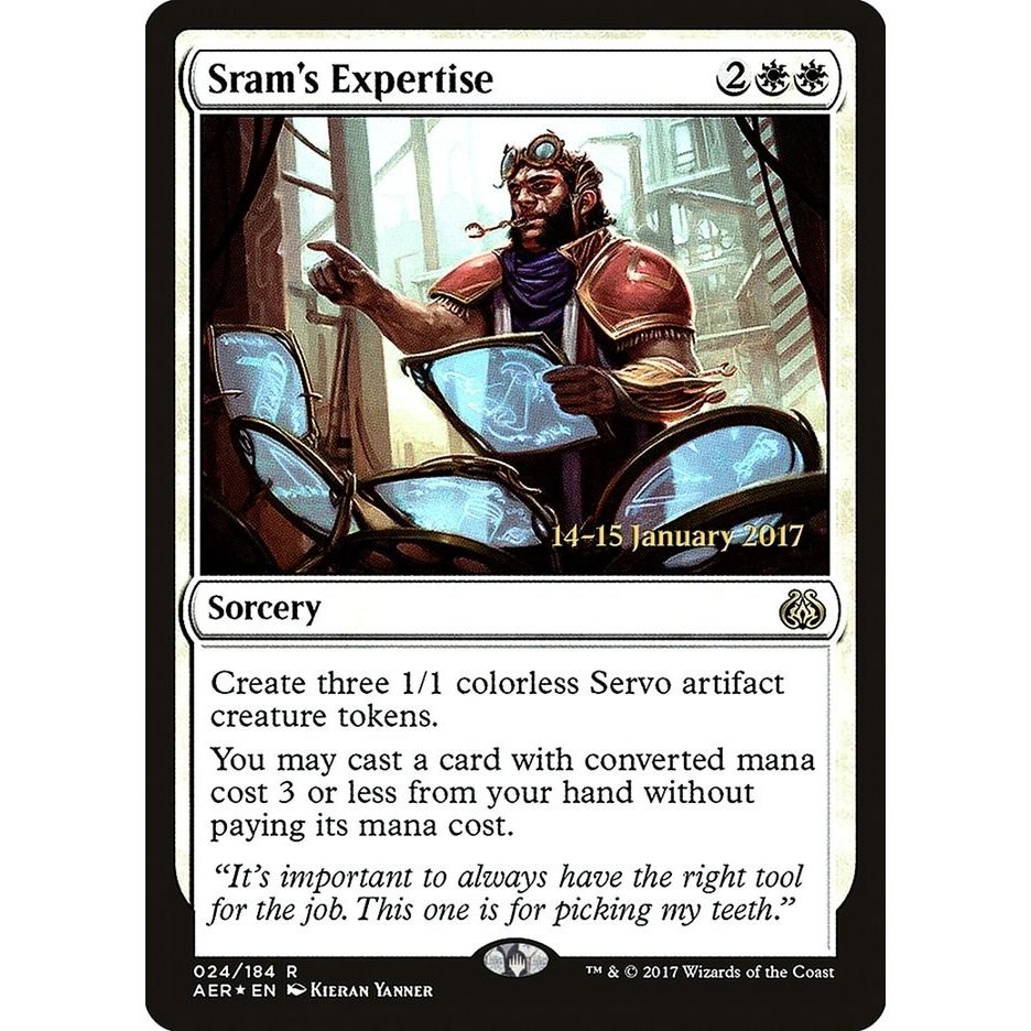 Image for Sram's Expertise (24) (PRE) - Magic: The Gathering