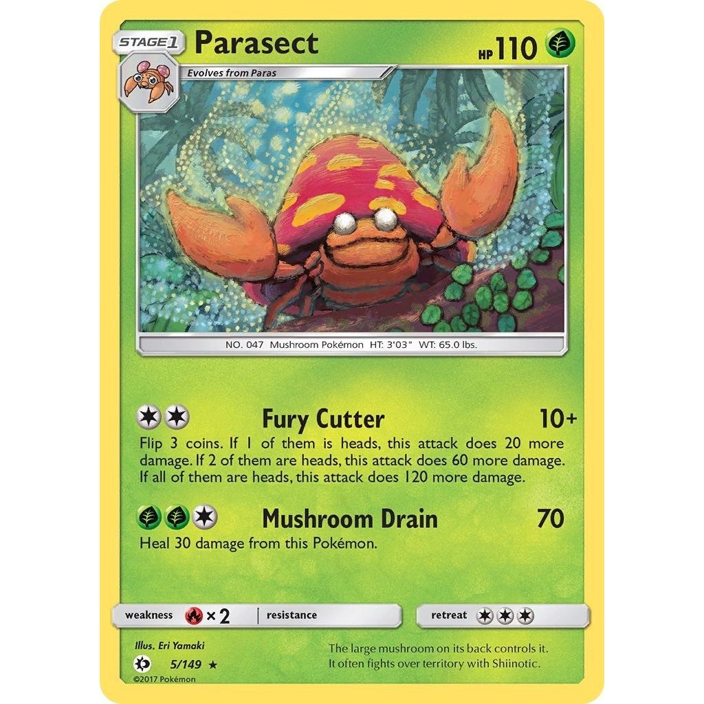 Image for Parasect (5/149) (SM01) - Pokemon