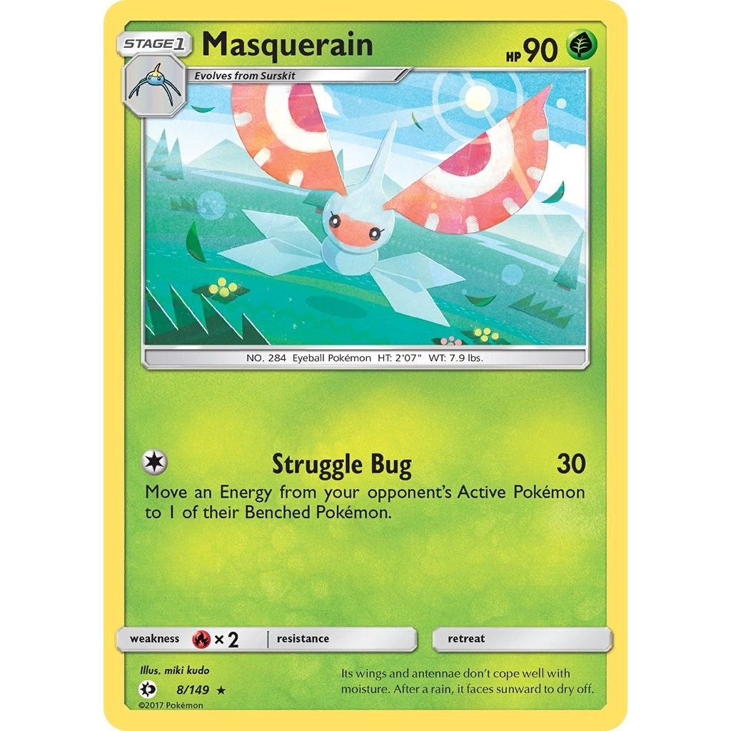 Image for Masquerain (8/149) (SM01) - Pokemon