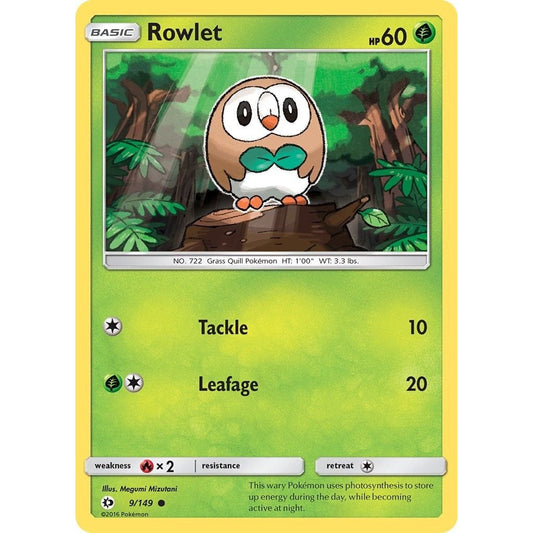 Image for Rowlet (9/149) (SM01) - Pokemon