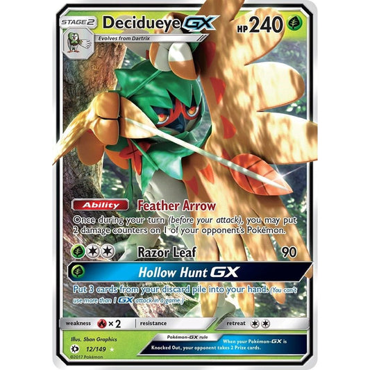 Image for Decidueye GX (12/149) (SM01) - Pokemon
