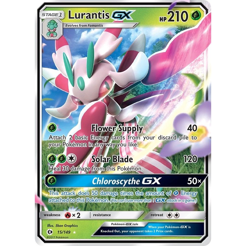 Image for Lurantis GX (15/149) (SM01) - Pokemon
