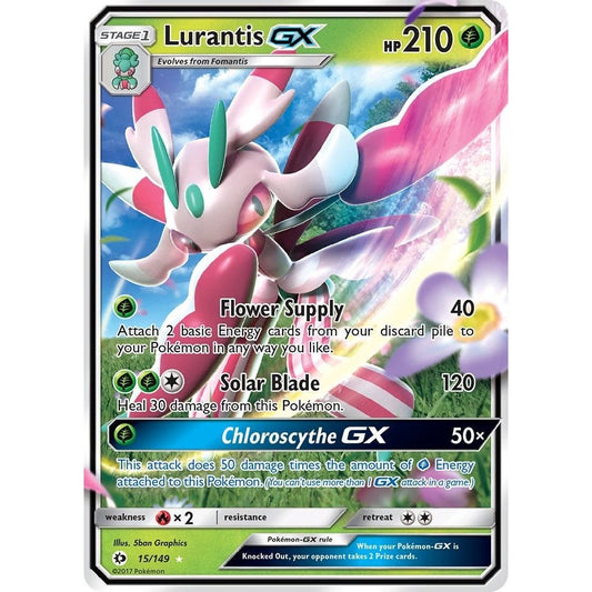 Image for Lurantis GX (15/149) (SM01) - Pokemon