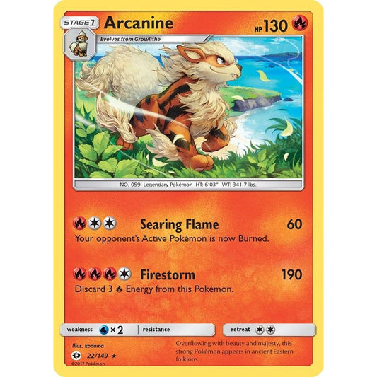 Image for Arcanine (22/149) (SM01) - Pokemon