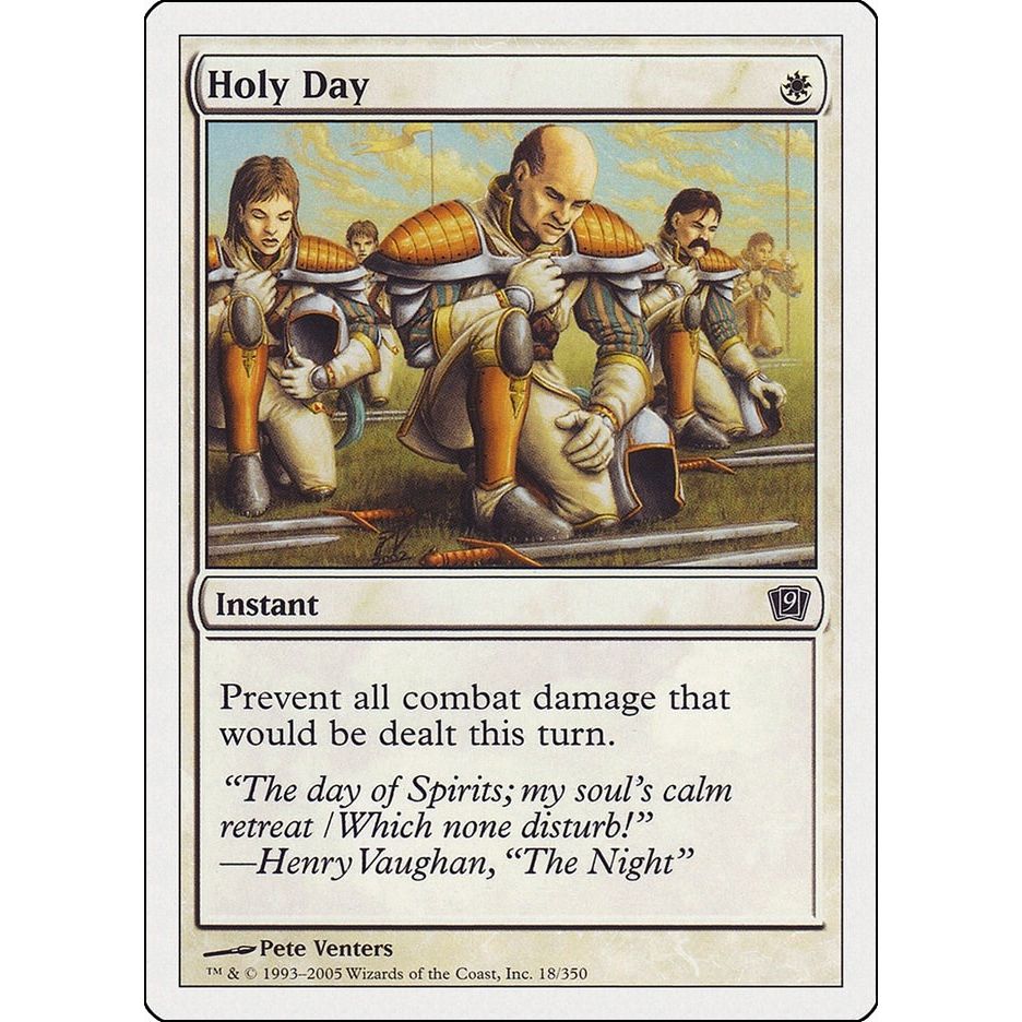 Image for Holy Day (18) (9ED) - Magic: The Gathering