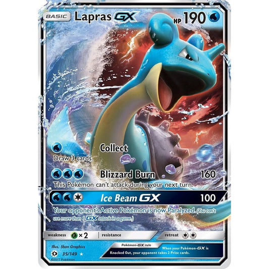 Image for Lapras GX (35/149) (SM01) - Pokemon