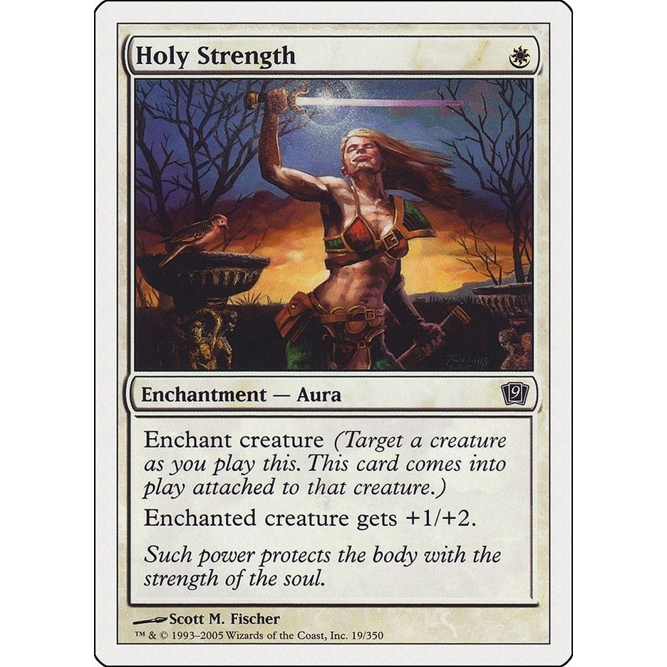 Image for Holy Strength (19) (9ED) - Magic: The Gathering