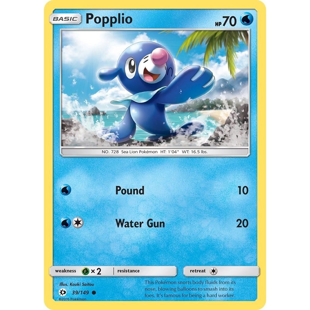 Image for Popplio (39/149) (SM01) - Pokemon