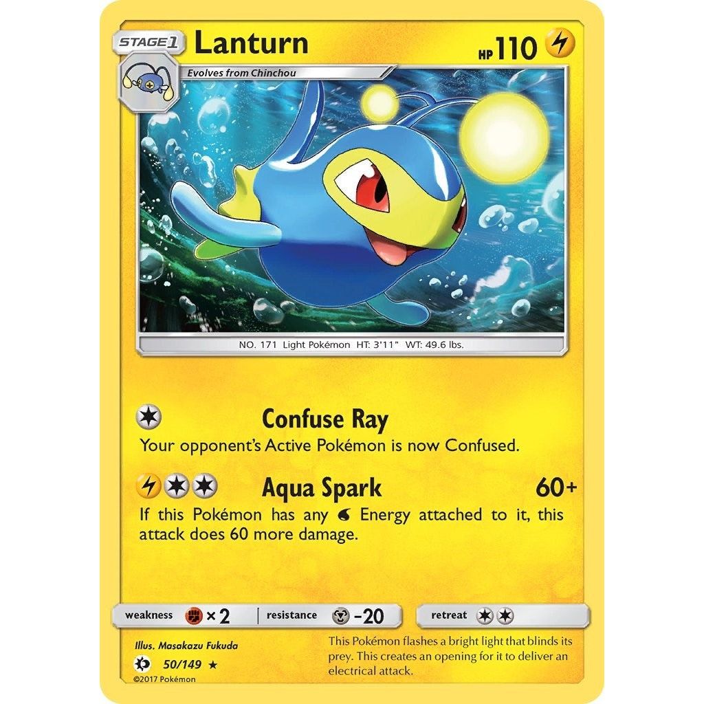 Image for Lanturn (50/149) (SM01) - Pokemon