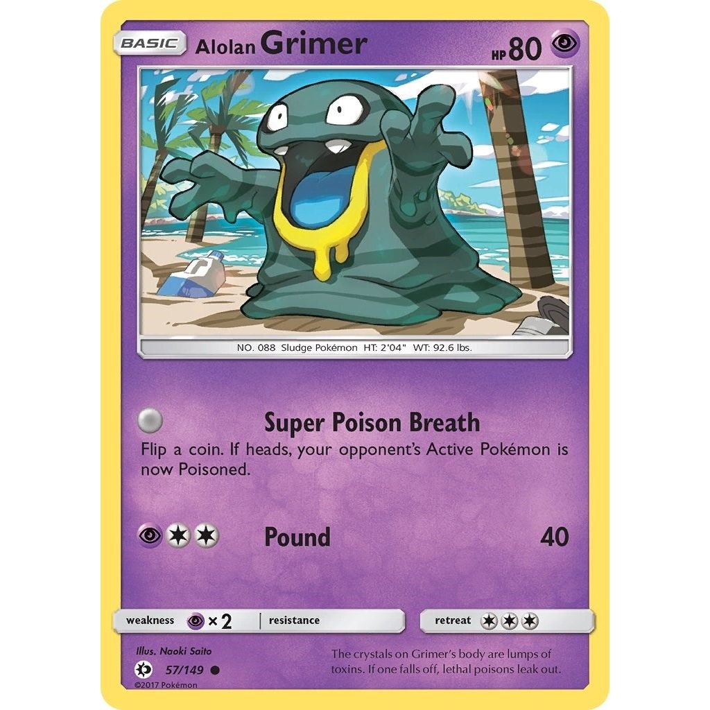 Image for Alolan Grimer (57/149) (SM01) - Pokemon